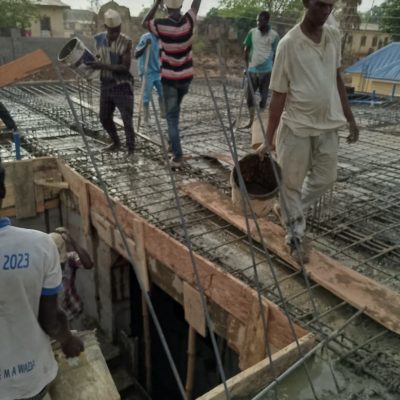 24 units of one bedroom flats under construction for the Nigerian Army beside DICON Kaduna.