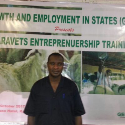 Paravets entrepreneurship training. Growth and Employment in States (GEMS4). October 30 to November 30, 2017